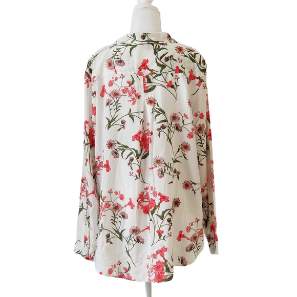 George Long sleeve floral blouse - Size XL (16-18) - Picture 2 of 6